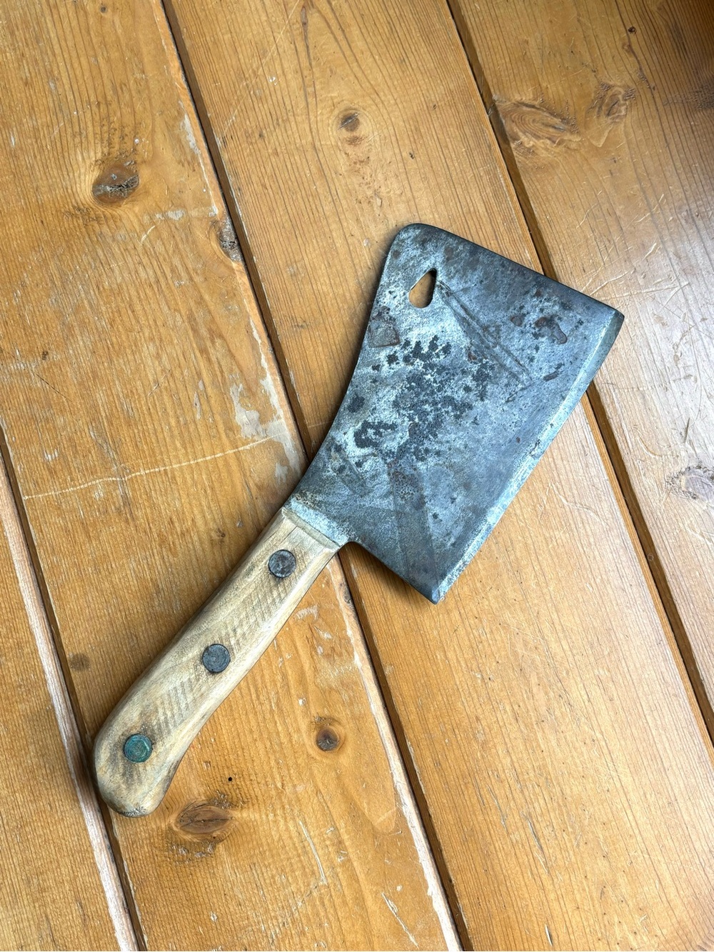 Antique Briddell Carbon Steel Cleaver